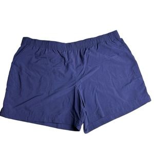 NWT men’s blue stretch drawstring pull on short Columbia xl